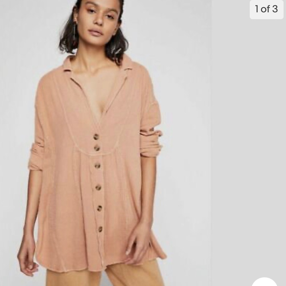 Free People All About The Feels Top / XS / brown